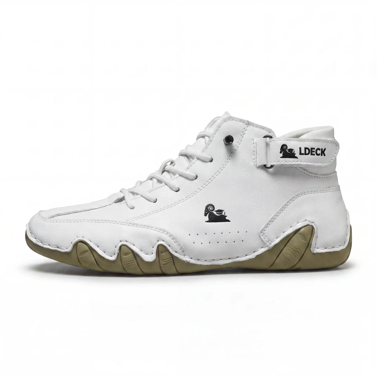 Chaussures Orthopédiques Respirantes en Cuir Vegan Semelle Plateforme Confort