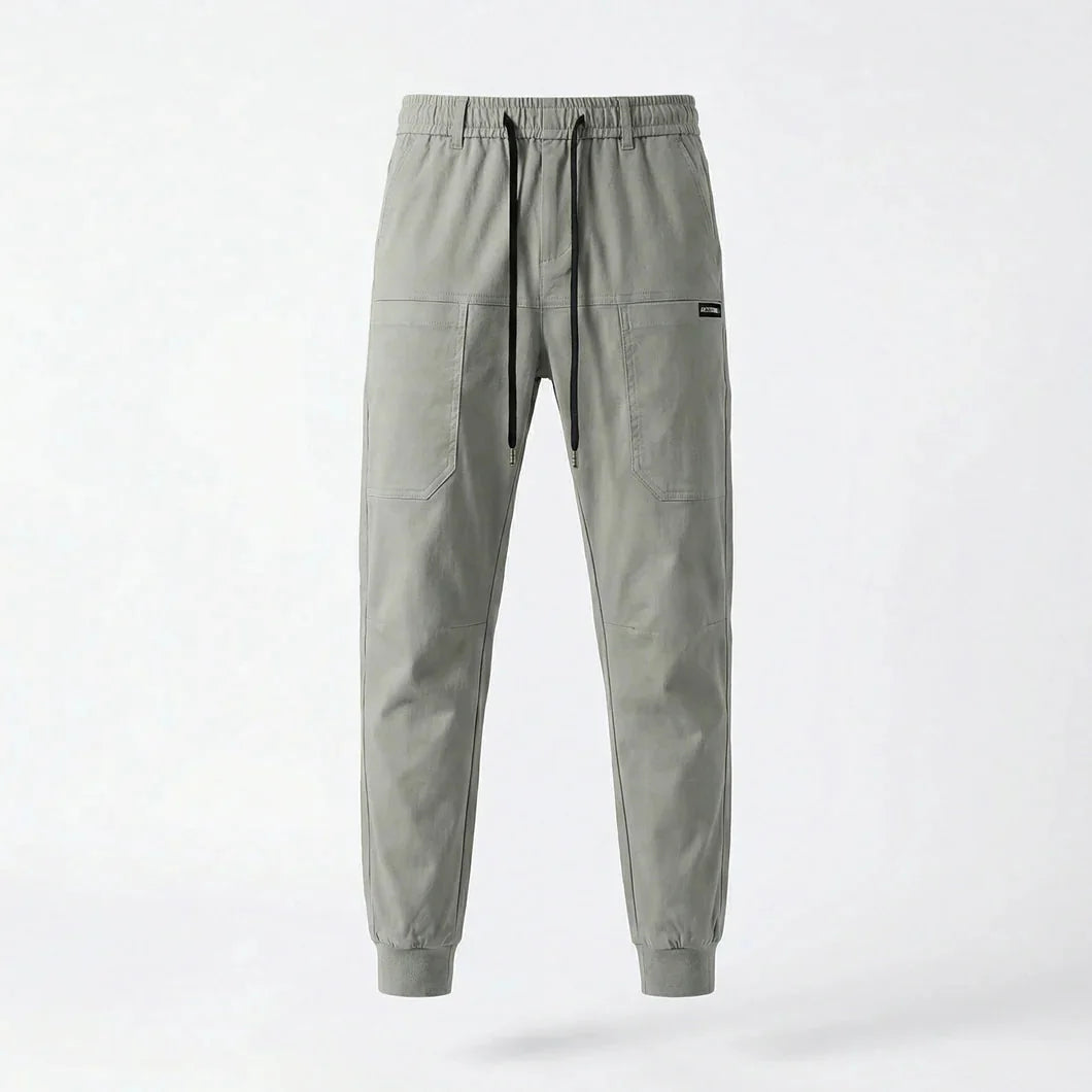Pantalon Cargo Confortable Élastique à Grandes Poches